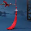 Campanilla de Viento de Acrílico Borlas para Sombrero Estilo Chino Color Sólido Poliéster Borlas Colgantes Amuletos Brocado Cantante Hanfu Accesorios para Joyería DIY