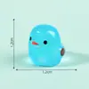 Nuevo producto transfronterizo: Figuritas de pollitos brillantes en miniatura, lindas decoraciones pequeñas, accesorios para manualidades, adornos para mini coches