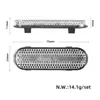 Adecuado para Scooter Eléctrico 5Plus Paquete de 2 Reflectores Delanteros Bloque Reflectante Plateado Pegatinas Reflectantes Decorativas Delanteras
