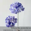 Flor de Casamento Azul Celeste Flor Artificial Atacado Buquê Azul Claro Decoração Salão de Casamento Flor Base Guia de Passarela Palco Flor Artificial