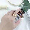 Anillos Selectos Transfronterizos para Mujer, Anillos de Moda Ins Trendy con Diseño de Nicho Exagerado Retro Personalizado, Populares a Nivel Nacional y en el Extranjero