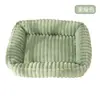 Cama nueva para mascotas, cama de forro polar a rayas para gatos, sofá cálido de invierno para mascotas, cama cómoda para perros, alfombrilla para gatos, cama para perros, colchoneta para cama de mascotas