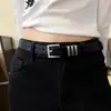 Cinturón Negro para Estudiantes, Estilo Coreano, Cinturón Decorativo de Jeans de Gama Alta, Cinturón Sencillo para Mujer, Nuevo Modelo 2026, Estilo Universitario