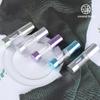 Fabricante de Ningbo Botella de Loción Galvanizada Plata Brillante 15ml Crema para Ojos Crema Facial Botella Vacía Reenvasada Muestra de Esencia Botella al Vacío