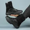 Novas Botas Táticas, Botas Militares Modernas para Exterior, Botas de Deserto de Cano Alto, Botas de Treinamento Militar de Combate, Botas de Caminhada Antiderrapantes Resistentes ao Desgaste