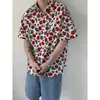 Camisa Masculina de Manga Curta, Conjunto de Calça de Praia de Verão, Camisa Floral da Moda, Shorts Havaiano para Homem, Roupa Externa