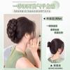 Coque para Mulheres com Tranças Texturizadas, Presilha de Cabelo Coque, Cabelo Sintético para Aumentar o Volume do Cabelo, Peruca Coque