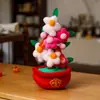 Decoração de Ano Novo, Laranjeira da Fortuna, Bancada de Mesa, Flores de Natal, Prosperidade e Boa Sorte, Enfeites do Festival da Primavera
