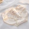 Ropa interior de estilo nuevo para mujer, algodón de cintura media, color piel japonés, niña oso, algodón con cobertura de cadera, entrepierna de algodón, calzones para mujer al por mayor