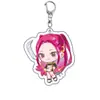 Kpop Caçadora de Demônios Grupo Feminino Tigrinho Chaveiro de Acrílico que Muda de Cor Pingente Gato Azul Merchandise de Anime Dropshipping Transfronteiriço