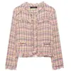 Ropa Europea y Americana Transfronteriza para Mujer AliExpress Venta Caliente Moda Francesa Casual Chaqueta con Estructura de Borlas