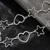 Joia Transfronteiriça Europeia e Americana Corrente de Cintura de Metal Retrô para Mulheres, Acessórios de Corrente de Coração, Corrente de Corpo de Cintura Versátil Personalizada em Estoque