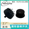 Lejun LEJUN recomienda estufa eléctrica de un solo polo interruptor de perilla redonda multivelocidad de tres velocidades YA2F03 con aluminio negro sólido