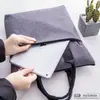 Bolsa para Documentos Lona Bolsa com Zíper Bolsa Multicamadas para Documentos Feminina A4 Bolsa de Informação Portátil Maleta Executiva Masculina