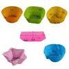 Capacillos para Hornear Muffins, Pasteles de Crema, Tartaletas de Huevo, Pudín, Pasteles de Arroz, Moldes de Fácil Desmoldeo, Capacillos de Silicona para Muffins, Capacillos para Hornear Pasteles