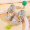 Verano 2025 Nuevo Conejo de Dibujos Animados Oficial de Policía Zapatos de Agujeros para Niños Ropa Exterior Suela Suave Sandalias Antideslizantes para Niños y Niñas