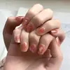 24 Piezas de Diamante Flash Corea del Sur Blogger INS Usando Macarrón Fresco de Verano Combinación Perfecta Color Caramelo Arte de Uñas