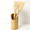 Conjunto de utensílios de cozinha no atacado, espátula de bambu, espátula de cozinha para panela antiaderente, espátula de panela de bambu, utensílios de cozinha