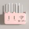 Ken Sheng Caixa de Armazenamento para Roteador Wifi Prateleira Montada na Parede Sem Furos Conjunto para Parede da Sala Organizador de Cabos para Set-Top Box