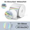 Papel Térmico Adhesivo Adecuado para Phomemo/M110 Papel Térmico Láser Holográfico Colorido 40X 20