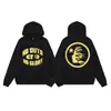 Marca da Moda Estilo Americano High Street Ins Nicho Vintage Antigo Estampa de Letra Solto Moletom com Capuz Masculino e Feminino Outono e Inverno