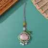 Dinastía Song Brocado Patrón de Nube Colgante de Perla Cordón Tejido Nuevo Estilo Chino Colgante Broche Joyería DIY Adornos Venta al por Mayor