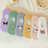 Calcetines de Dibujos Animados Japoneses 2025 para Mujer Tipo Invisible Primavera y Verano 6 Colores Absorbentes del Sudor Transpirables No Asfixiantes Calcetines Cortos de Algodón Venta al por Mayor