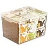 Caja de Almacenamiento Transparente Portátil para el Hogar, Engrosada, Sellada, a Prueba de Humedad, para Ropa y Libros, Caja Organizadora de Plástico de Gran Capacidad