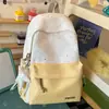 Mochila de Gran Capacidad, Elegante, Aspecto Fresco para Estudiantes, Niñas, Secundaria y Preparatoria, Lunares, Mochila Ligera de Viaje