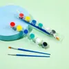 Pintura Acrílica 3ml Set de 12 Colores DIY para Graffiti, Pintura de Cometas, Muñecos de Yeso, Impermeable, Venta Caliente Transfronteriza Coloreado
