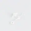 Botão de pressão plástico nº 5 descartável peça única botão de duas peças identificação em papel DuPont com pulseira de pulso botão plástico de quatro peças
