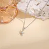 Bestseller transfronterizo: Collar con colgante de estrella de mar, edición limitada de verano, estilo europeo y americano, cadena para la clavícula de tendencia de moda personalizada