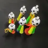 Bocina de Fútbol Tricolor, Juguete de Plástico para Crear Ambiente para que los Aficionados Soplen y Animen, Accesorios para Animar en Eventos Deportivos