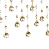 Nova Cortina de Contas de Cristal para Divisória de Sala de Estar, Cortina Luxuosa para Porta de Quarto, Cortina de Contas Moderna para Casamento, Cortina Decorativa Suspensa sem Furos