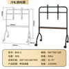 Soporte Móvil para TV de Gran Tamaño, Soporte de Piso Móvil, Soporte para TV con Almacenamiento de Doble Capa, Solución de Almacenamiento Simple