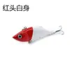 Cebo señuelo VIB, cebo biónico, vib de 5 colores láser 8cm 10g cebo artificial para peces, juego de señuelos duros para lubina y cabeza de serpiente