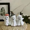 Fantasía Transfronteriza Sonrisa Fantasma Trío Decoración de Halloween Calabaza Bruja Cuernos de Diablo Lindo Día de Todos los Santos