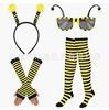 Alas de Abeja de Pascua, Tocado de Abejita, Disfraz de Fiesta de Abejas, Ropa de Abeja, Accesorios para el Cabello, Set de Gafas