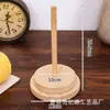 Herramienta de tejido giratoria de eje de lana de madera marco de madera contenedor de almacenamiento puede girar soporte giratorio cilíndrico de madera marco de eje de hilo al por mayor