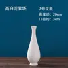 Vaso de jardim de infância cerâmica crua em branco DIY feito à mão desenho infantil colorir não gesso branco cor em branco