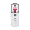 Instrumento Hidratante en Spray Humidificador Facial Mini Portátil Recargable de Mano Pulverizador de Agua Desinfectante Instrumento de Belleza Vaporizador Facial