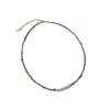 Collar de perlas de piedra natural de estilo étnico vintage para mujer, cadena de clavícula de alta gama con personalidad exquisita y elegante.