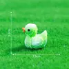 Nuevo producto transfronterizo: adorables figuritas de pato vegetal, perfectas para jardinería, paisajismo, decoraciones DIY y exhibiciones de paisajes en miniatura