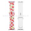 Adecuado para Apple Watch 11 Silicona Estampado Iwatch678910 Correa de Reloj Linda S12 Fabricante
