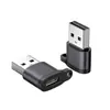 Adaptador Macho USB a Hembra Type-C del Fabricante con Cadena de Cordón Carga Rápida de Teléfono Móvil Datos Adaptador USB a USB-C