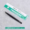 Pinzas hechas a mano para bricolaje reparación de teléfonos móviles acero inoxidable antiestáticas punta fina codo plano rosa esd clip para diario