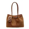 Bolso de Hombro Grande de Gran Capacidad Estilo Retro para Mujer Otoño/Invierno 2026 Nuevo Elegante Chic Texturizado para el Trabajo y el Viaje