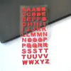 Pegatinas de Letras Inglesas con Polvo Dorado y Diamantes para Diario, Pegatinas Adhesivas Decorativas Brillantes 3D, Pegatinas de Letras Coloridas
