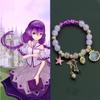 Pulsera Galaxia Ahogándose Hada Estelar Diseño de Nicho Blanco Versátil Dulce Pulsera para Novia Pulsera