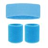 Deportes Fitness Ciclismo Baloncesto Bádminton Transpirable Alta Elasticidad Poliéster Algodón Absorción de Sudor Diadema Muñequera Banda para el Cabello traje